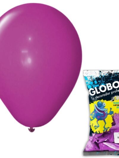 GLOBO GLOBOX LISO 12" VIOLETA x50 50337