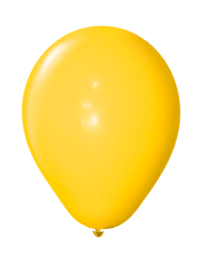 GLOBO GLOBOX LISO 12" AMARILLO x50 50382