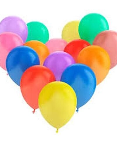 GLOBO GLOBOX LISO 12" MULTICOLOR x50