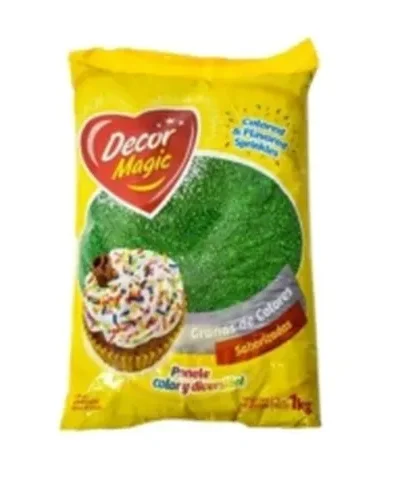 GRANA DECORMAGIC VERDE OSCURO x1kg
