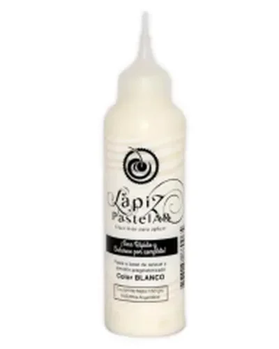 GLASE LISTO PARA DECORAR LAPIZ BLANCO PASTELAR x175gr