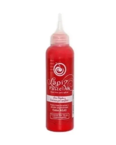 GLASE LISTO PARA DECORAR LAPIZ ROJO PASTELAR x175gr
