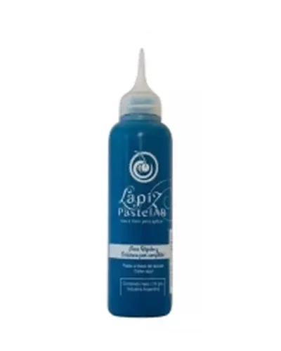 GLASE LISTO PARA DECORAR LAPIZ AZUL PASTELAR x175gr