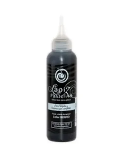 GLASE LISTO PARA DECORAR LAPIZ NEGRO PASTELAR x175gr