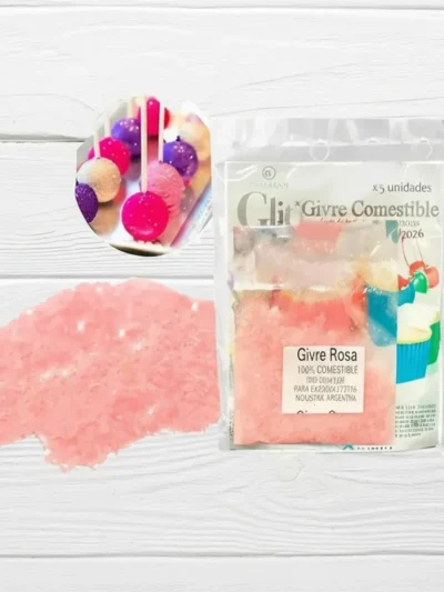 GIBRE/BRILLANTINA COMESTIBLE ROSA PASTELAR