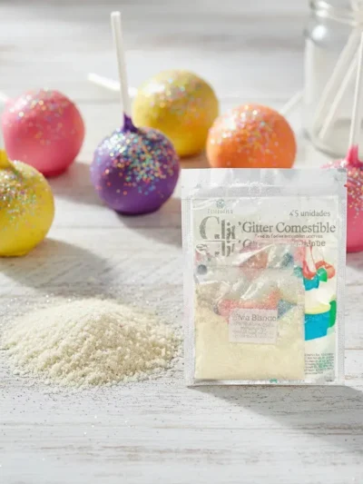 GIBRE/BRILLANTINA COMESTIBLE BLANCO PASTELAR