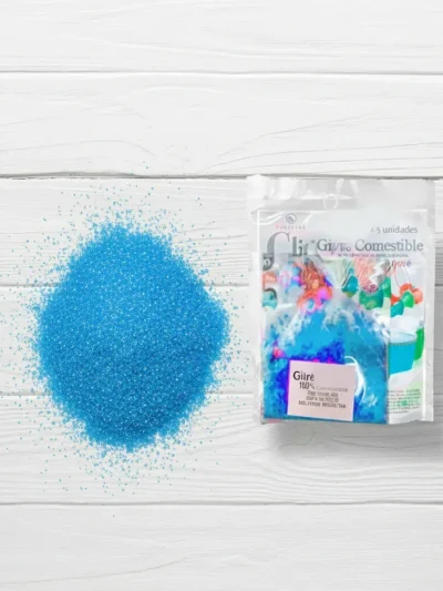 GIBRE/BRILLANTINA COMESTIBLE AZUL PASTELAR