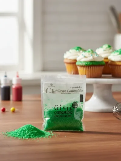 GIBRE/BRILLANTINA COMESTIBLE VERDE PASTELAR