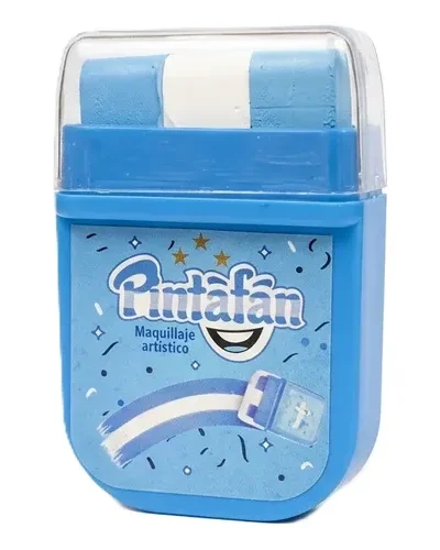 MAQUILLAJE ARTISTICO BANDERA ARGENTINA PINTAFAN X 12 UNIDADES