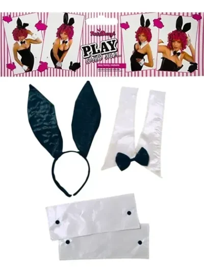 SET CONEJITA x1 AC114 (moño,puños,vincha) PS