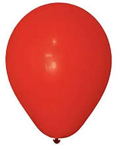 GLOBO BOMBUCHA LISO 12" ROJO x25 70364