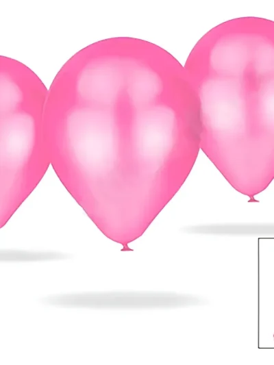GLOBO BOMBUCHA PERLADO 9" ROSA x25 70517