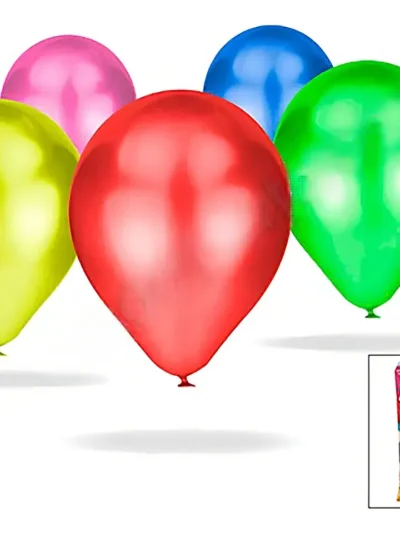 GLOBO BOMBUCHA PERLADO 9" SURTIDO x25 70548