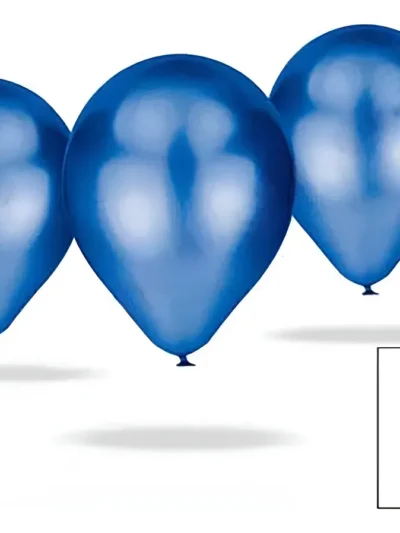 GLOBO BOMBUCHA PERLADO 9" AZUL OSCURO x25 70579