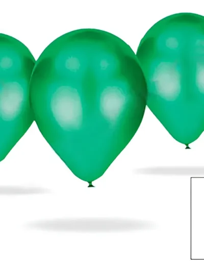 GLOBO BOMBUCHA PERLADO 9" VERDE x25 70586