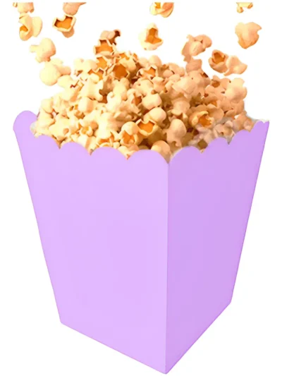 CAJITA POCHOCLERA/GOLOSINERA LILA PASTEL x10u.GM 3342-10