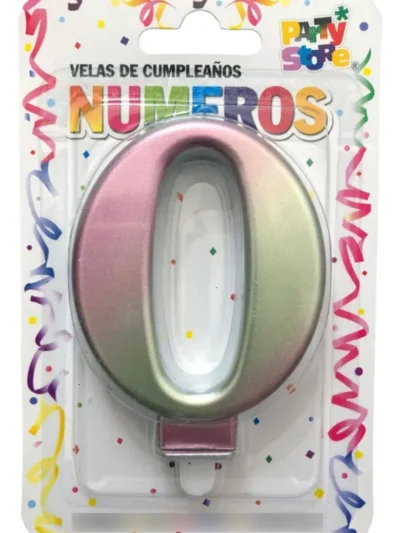 BLISTER VELA NUMEROTE IRIDISCENTE N°0 X1 VNI0 PS