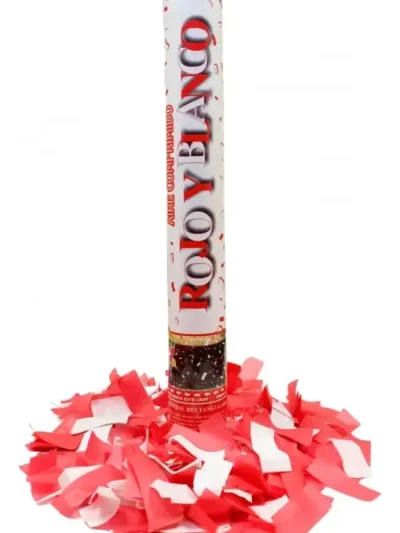 CAÑON CARIOCA PAPELES ROJO Y BLANCO PS 40cm x1