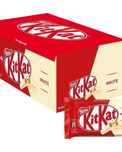 CHOCOLATE KITKAT BLANCO NESTLE 24 x41,5gr 12343630/12554457