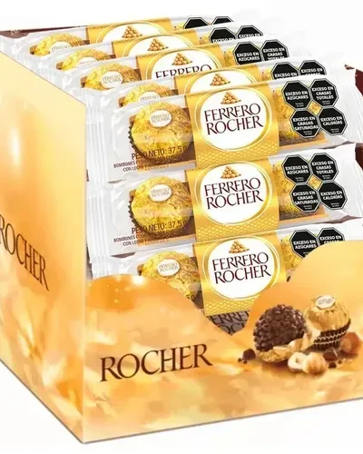 BOMBON FERRERO ROCHER x48 (16x3u.) 600grs T3