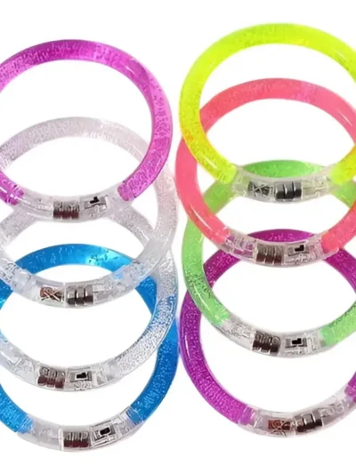PULSERA ACRILICO CON LUZ x12 YJ0354/Z620-SSS-6
