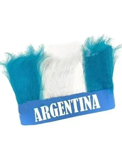 VINCHA PELUCA BANDERA ARGENTINA x1 CP115