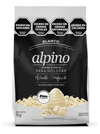 CHOCOLATE ALPINO LODISER PINS SABOR BLANCO xkg.