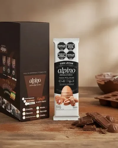 CHOCOLATE ALPINO LODISER EN TABLETAS CON LECHE x3kg (6x500grs)