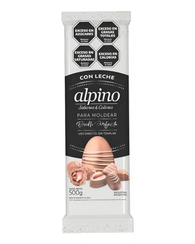 CHOCOLATE ALPINO LODISER EN TABLETAS CON LECHE x500gr