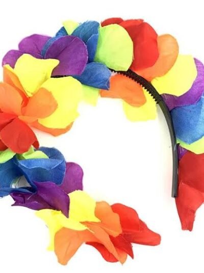 VINCHA FLORES Y STRASS CON LUZ  x1 ART.9