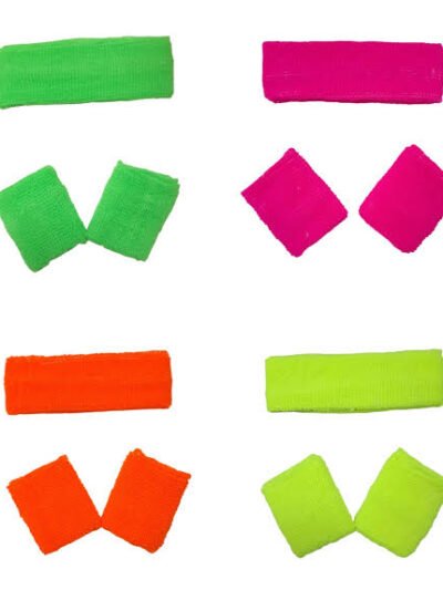 SET FIESTA FLUO (VINCHA, MUÑEQUERA) x1 FP141