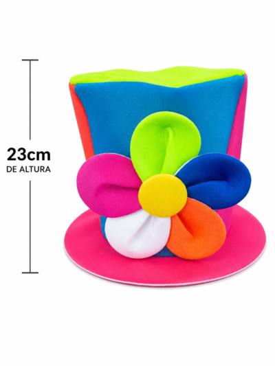 GALERA MEDIANA CON FLOR MULTICOLOR x1 336