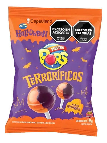 CHUPETIN BOLITA MISTER POPS TERRORIFICO x10 1015187