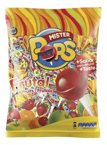 CHUPETIN BOLITA MISTER POPS x50 2528