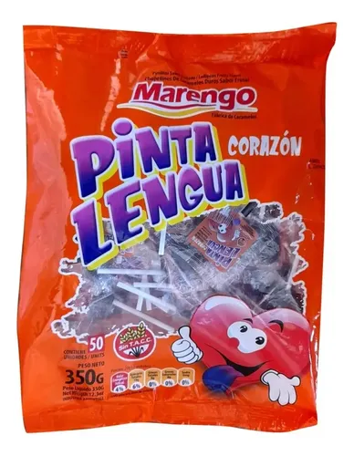 CHUPETIN CORAZON PINTA LENGUA MARENGO x350gr 12746