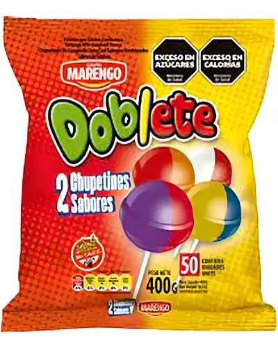 CHUPETIN DOBLETE FRUTAL MARENGO x80gr 11840