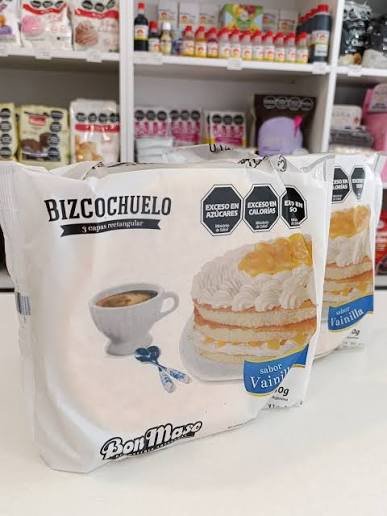 BIZCOCHUELO BONAFIDE RECTANGULAR 3 CAPAS VAINILLA x750gr 902273