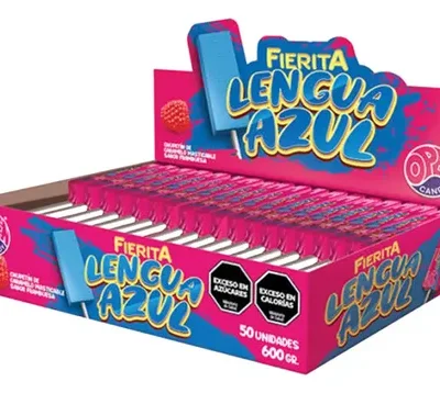 CHUPETIN MASTICABLE FIERITA PINTA LENGUA x50