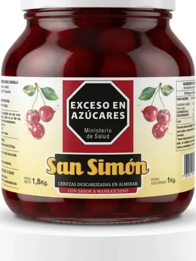 CEREZA EN FRASCO ROJA SAN SIMON x1.800kg x1