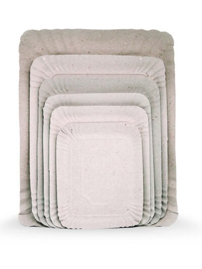 BANDEJA CARTON RECTANGULAR Nº8 LR PAQUETE x100u.