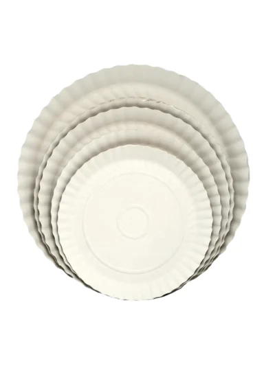 BANDEJA CARTON REDONDA Nº15 LR (28cm) PAQUETE x100