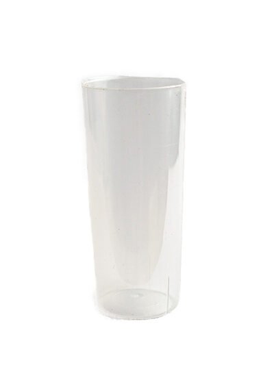 VASO TRAGO LARGO FLEXIBLE PP BLANCO x10u.