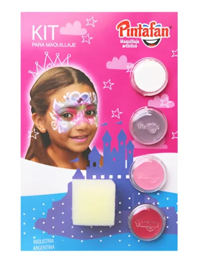 MAQUILLAJE ARTISTICO PRINCESAx4 (blanco-lila-rosa-FUCSIA) 05-03