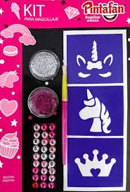 KIT MAQUILLAJE ARTISTICO STRASS NENA x1 ART650-03/652-0003