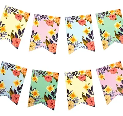 BANDERIN FLOREADO PRIMAVERA x1 3348/34 GM