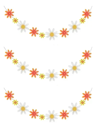 BANDERIN MARGARITAS TRES COLORES x1 3345/15 GM