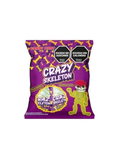 CHUPETIN CRAZY SKELETON CANDY PORT 240gr 10110.50