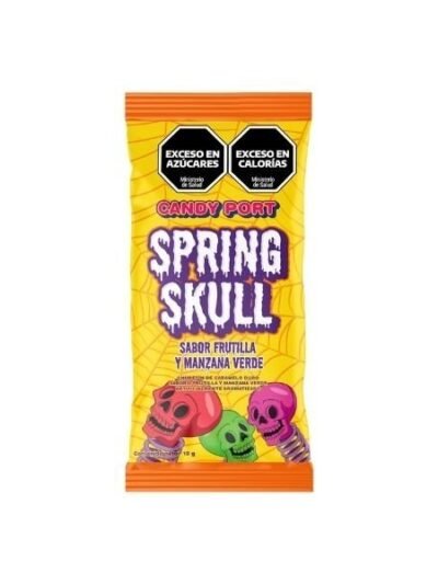 CHUPETIN SPRING SKULL CANDY PORT 200gr 10110.54