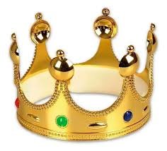 CORONA DE REINA  AJUSTABLE DORADA/PLATA  x1 YJ0725