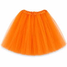 TUTU NARANJA DE TULL x1 HA0455-03